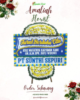 Papan Bunga Duka di Kasokandel