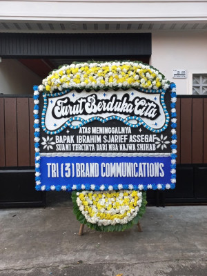 Papan Bunga Duka di Kasokandel
